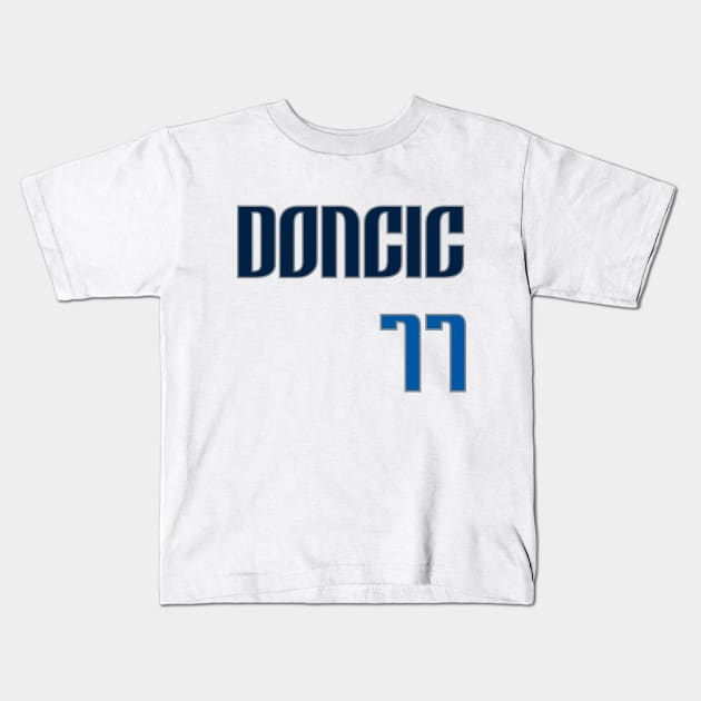 Dallas Doncic Kids T-Shirt by 730